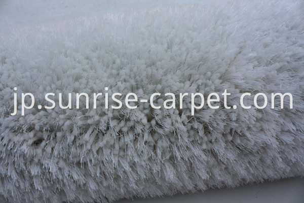 Thick Soft Elastic & Silk Mix Shaggy Rug